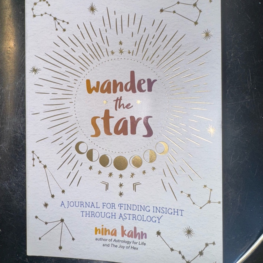 Brand New Wander the Stars Astrology Journal by Nina Kahn, guided journal